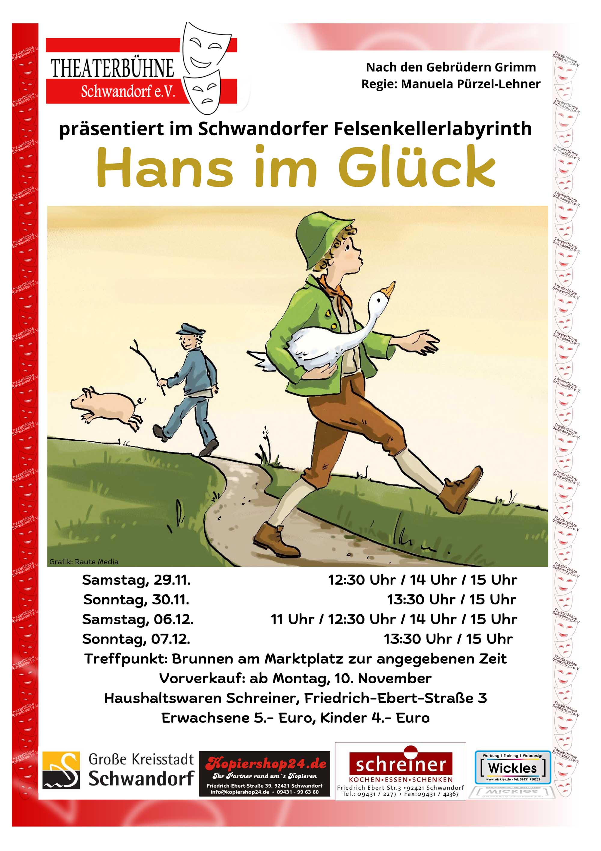 Plakat zu Hans im Glück - Wintermärchen 2025